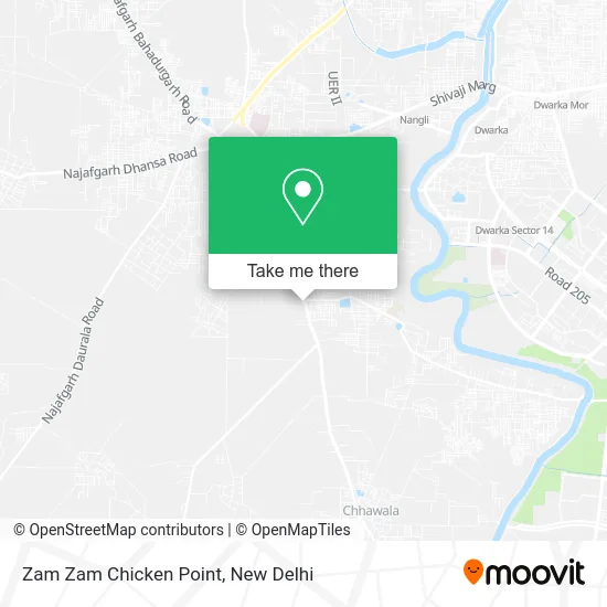 Zam Zam Chicken Point map
