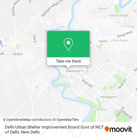 Delhi Urban Shelter Improvement Board Govt of NCT of Delhi map