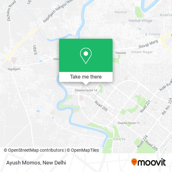 Ayush Momos map