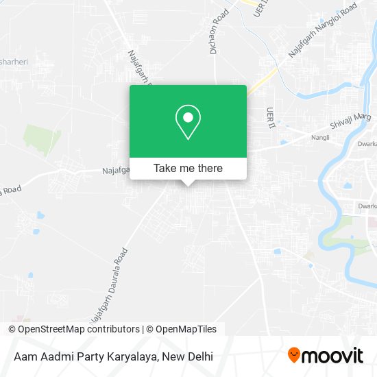 Aam Aadmi Party Karyalaya map