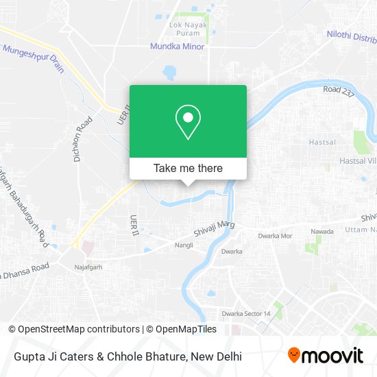Gupta Ji Caters & Chhole Bhature map