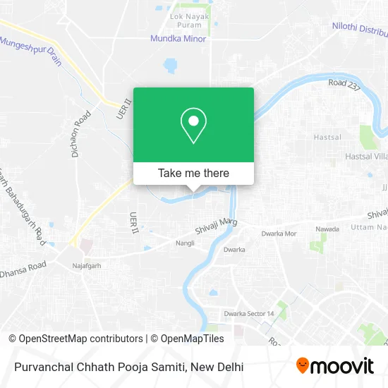 Purvanchal Chhath Pooja Samiti map