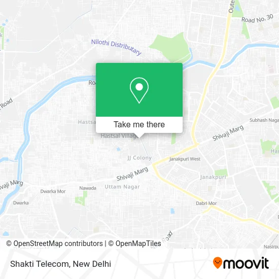 Shakti Telecom map