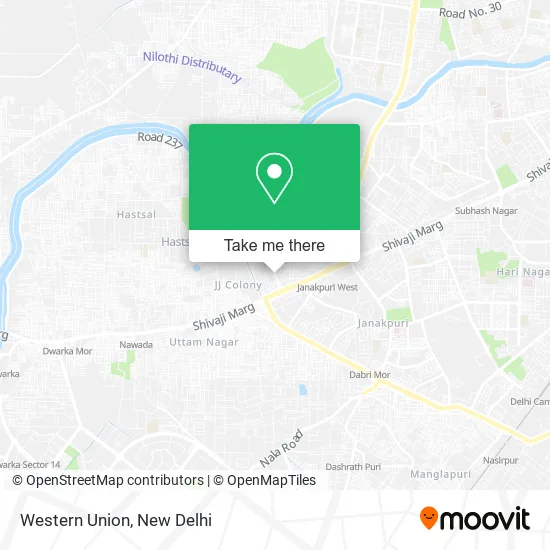 Western Union map