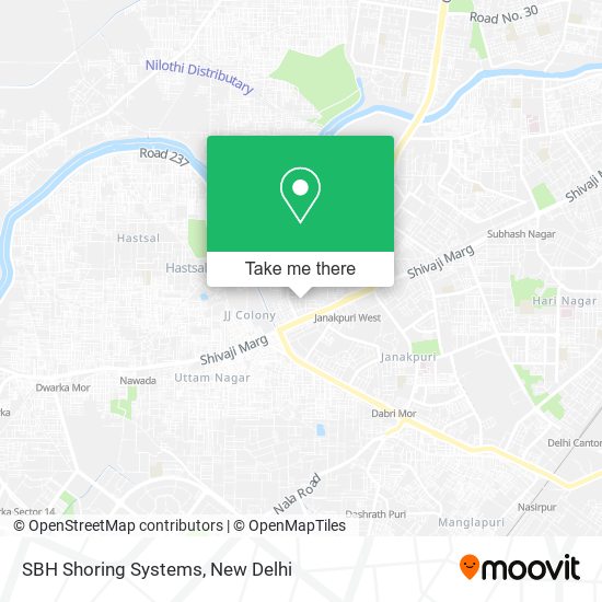 SBH Shoring Systems map