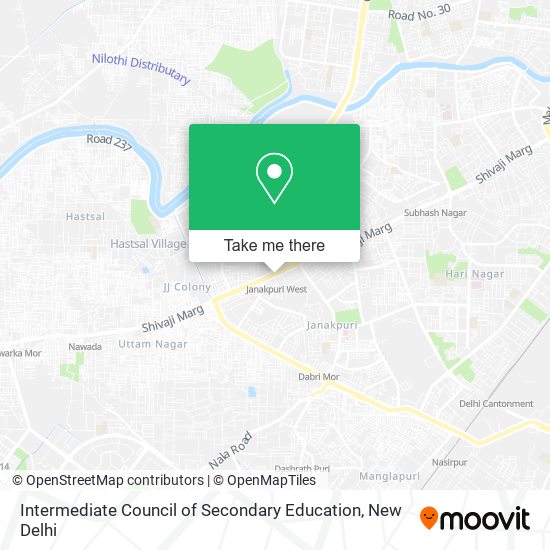 Intermediate Council of Secondary Education map