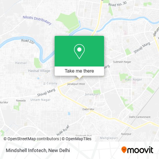 Mindshell Infotech map
