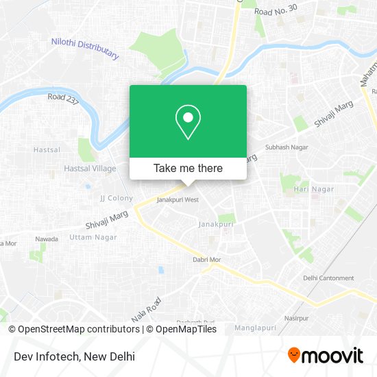 Dev Infotech map