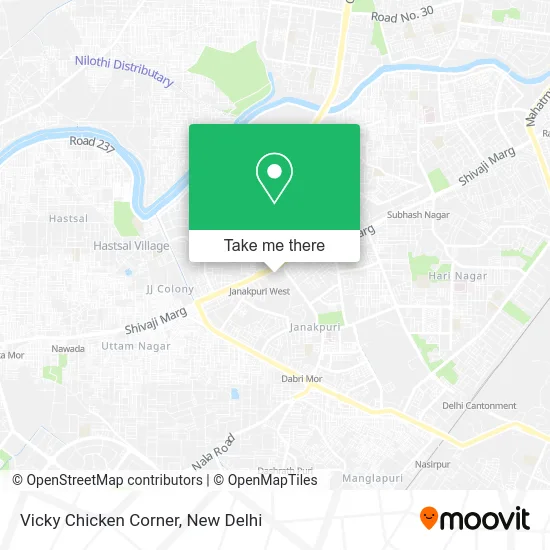 Vicky Chicken Corner map