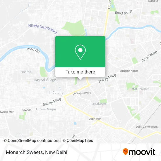Monarch Sweets map