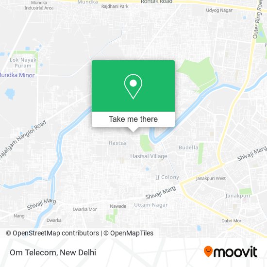 Om Telecom map