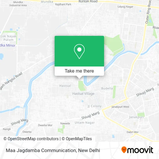 Maa Jagdamba Communication map