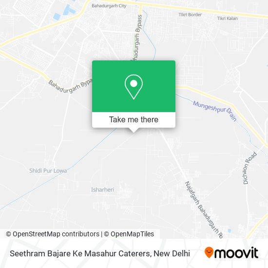Seethram Bajare Ke Masahur Caterers map