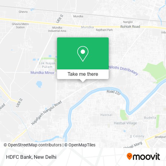 HDFC Bank map