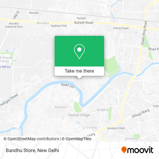 Bandhu Store map