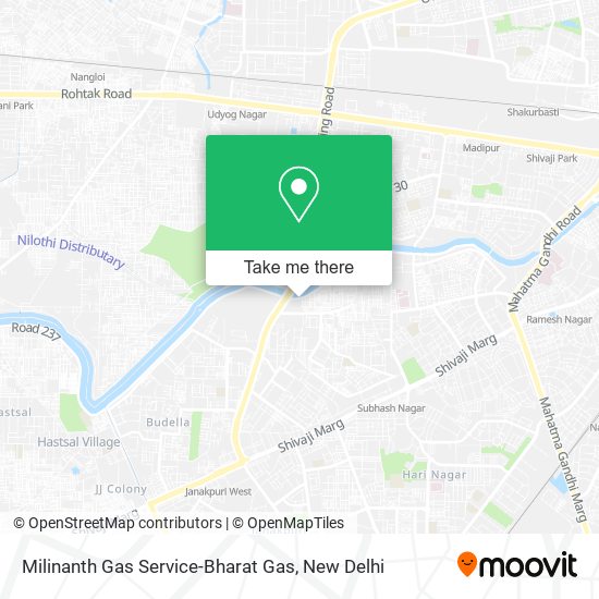 Milinanth Gas Service-Bharat Gas map