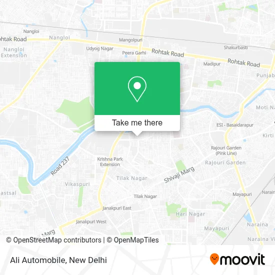 Ali Automobile map