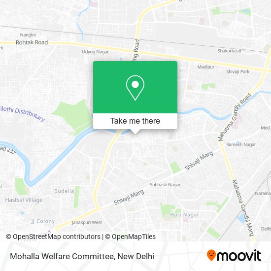 Mohalla Welfare Committee map