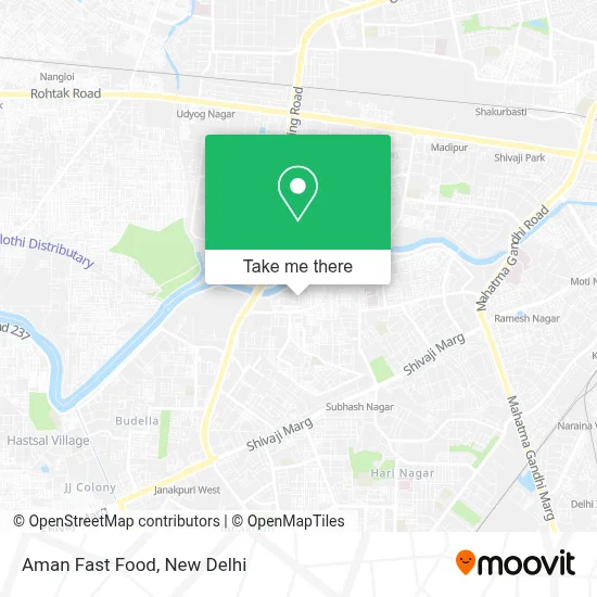 Aman Fast Food map