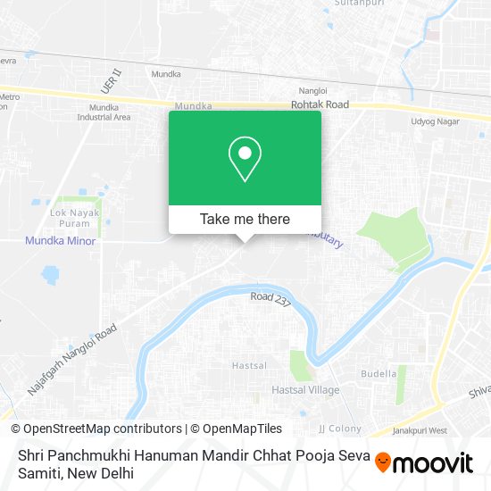 Shri Panchmukhi Hanuman Mandir Chhat Pooja Seva Samiti map