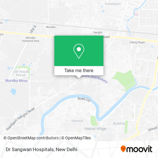 Dr Sangwan Hospitals map