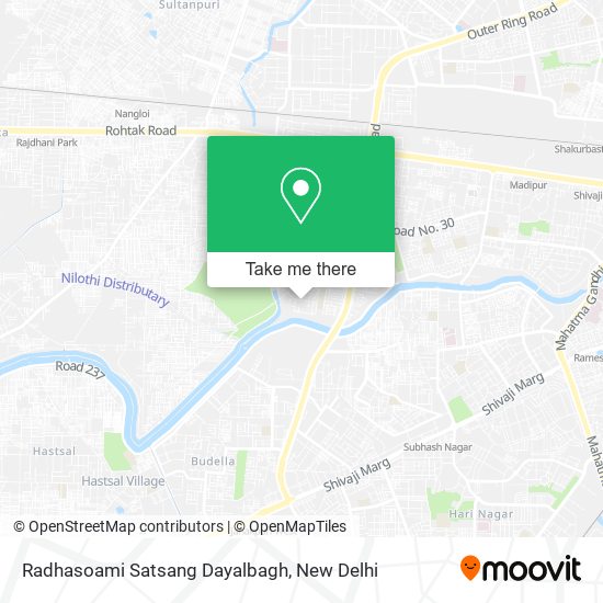 Radhasoami Satsang Dayalbagh map