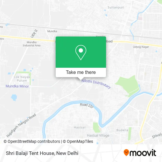 Shri Balaji Tent House map