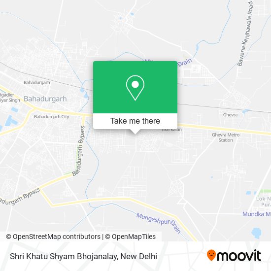 Shri Khatu Shyam Bhojanalay map