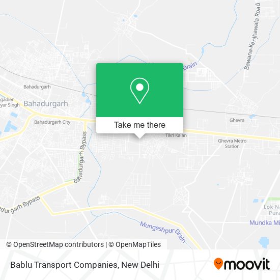 Bablu Transport Companies map
