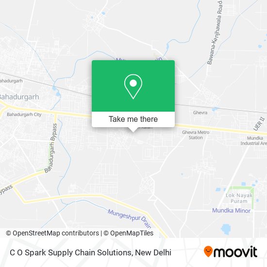 C O Spark Supply Chain Solutions map