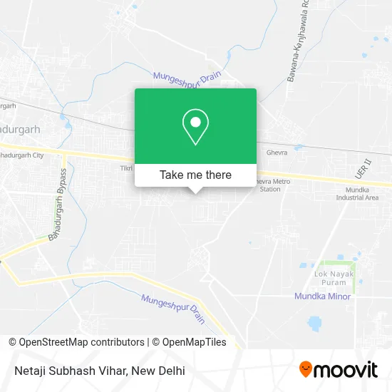 Netaji Subhash Vihar map