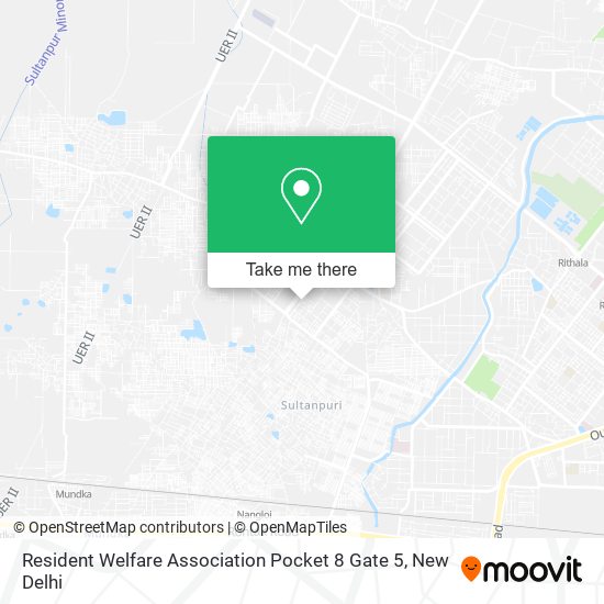 Resident Welfare Association Pocket 8 Gate 5 map