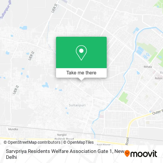 Sarvpriya Residents Welfare Association Gate 1 map