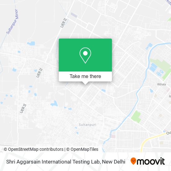 Shri Aggarsain International Testing Lab map