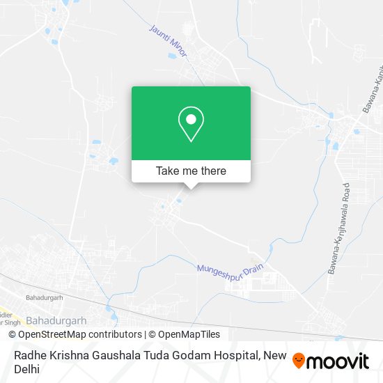 Radhe Krishna Gaushala Tuda Godam Hospital map