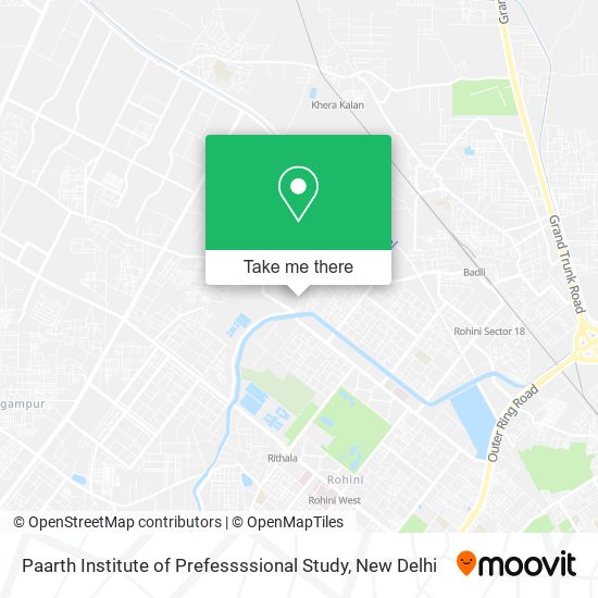 Paarth Institute of Prefessssional Study map