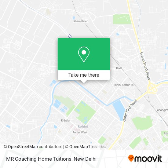 MR Coaching Home Tuitions map