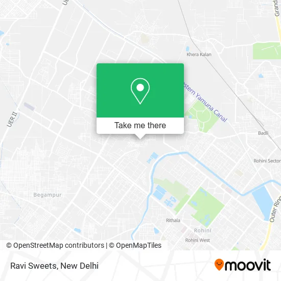 Ravi Sweets map