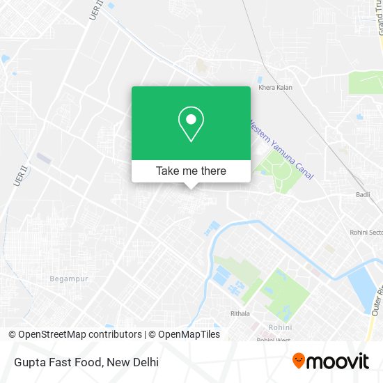 Gupta Fast Food map