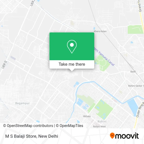 M S Balaji Store map