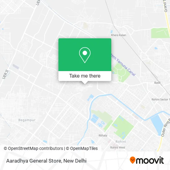 Aaradhya General Store map