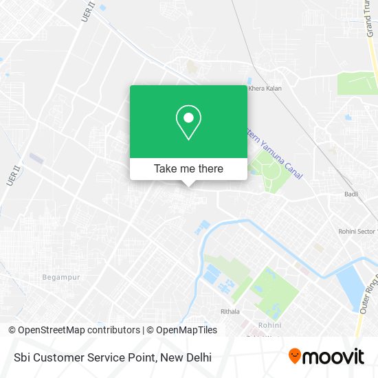 Sbi Customer Service Point map