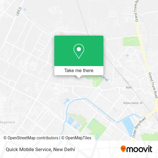 Quick Mobile Service map