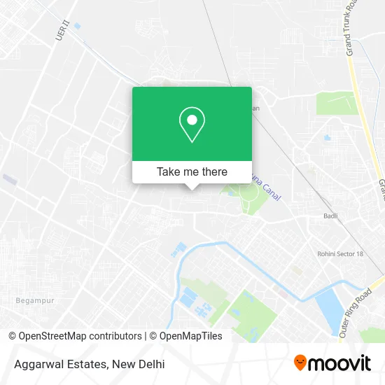 Aggarwal Estates map