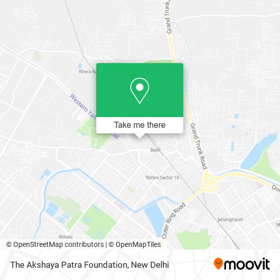 The Akshaya Patra Foundation map