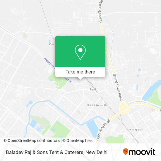 Baladev Raj & Sons Tent & Caterers map