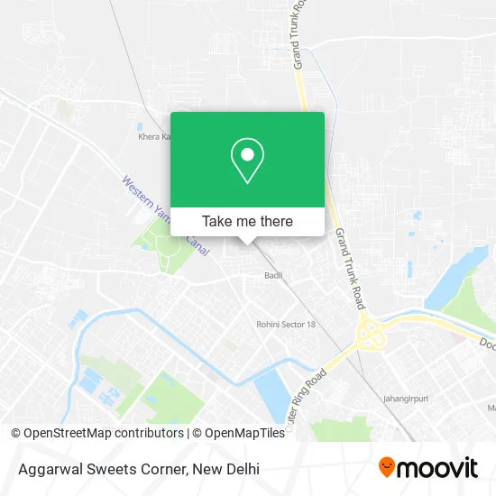 Aggarwal Sweets Corner map