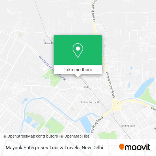 Mayank Enterprises Tour & Travels map