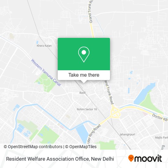Resident Welfare Association Office map
