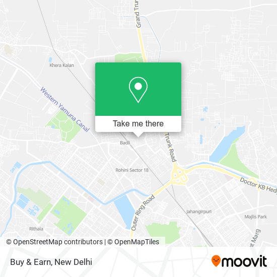 Buy & Earn map